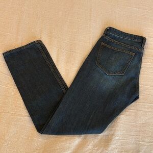 Men's Classic Dark Blue Denim Jeans